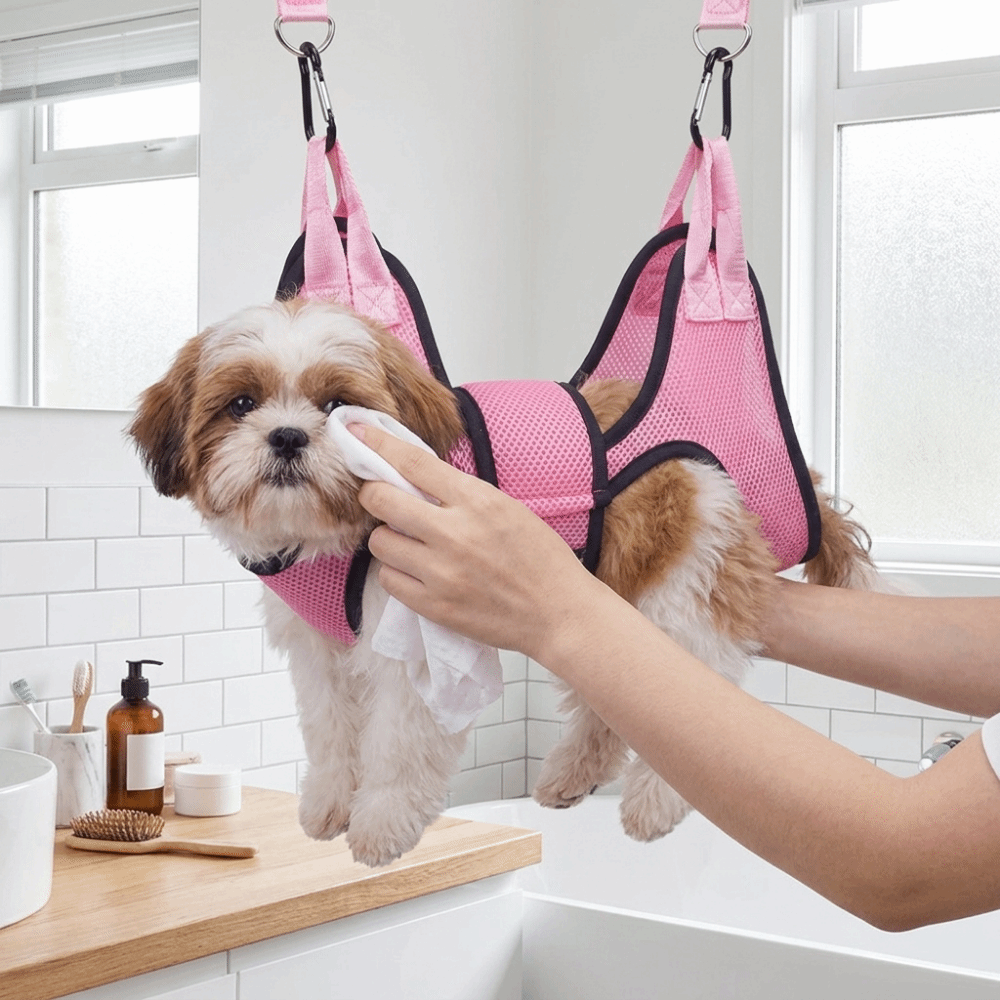 Hamaca ajustable para peluquer - Pet Grooming Hammock Sling Restraint reseña y precio