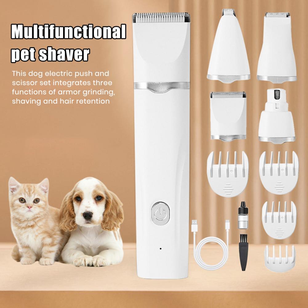 Cabezal de cortaúñas para masc - Cordless Dog Clippers Low Noise Grooming reseña y precio