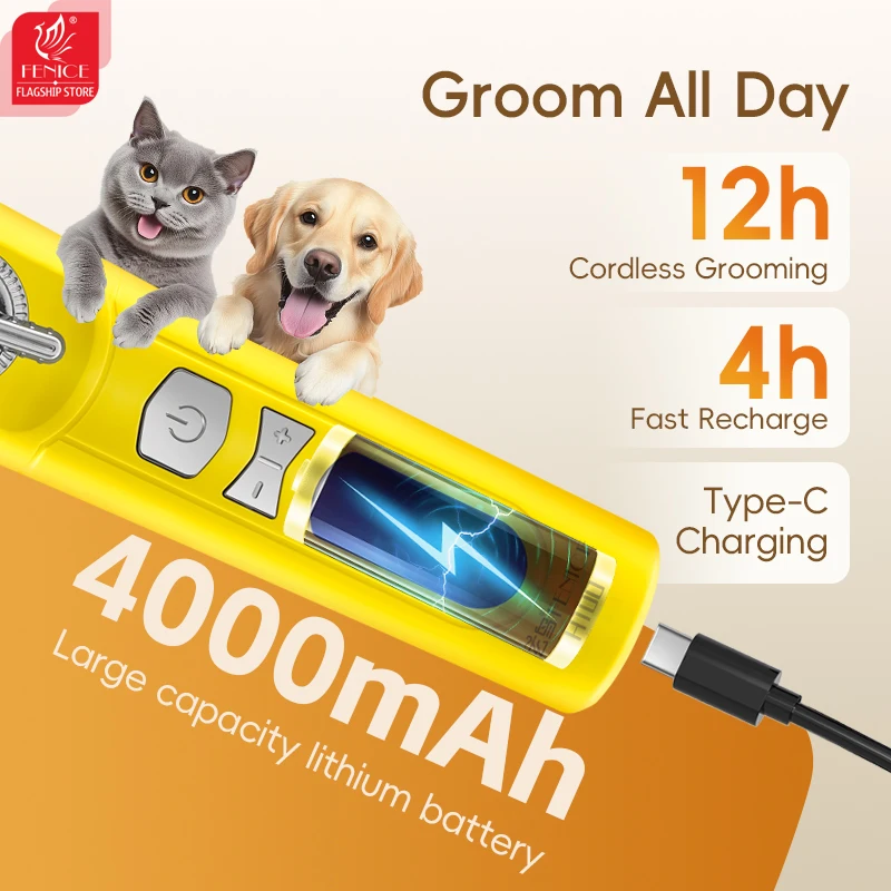 Cortadora de Pelo Inalámbrica  - Cordless Dog Clippers Low Noise Grooming reseña y precio