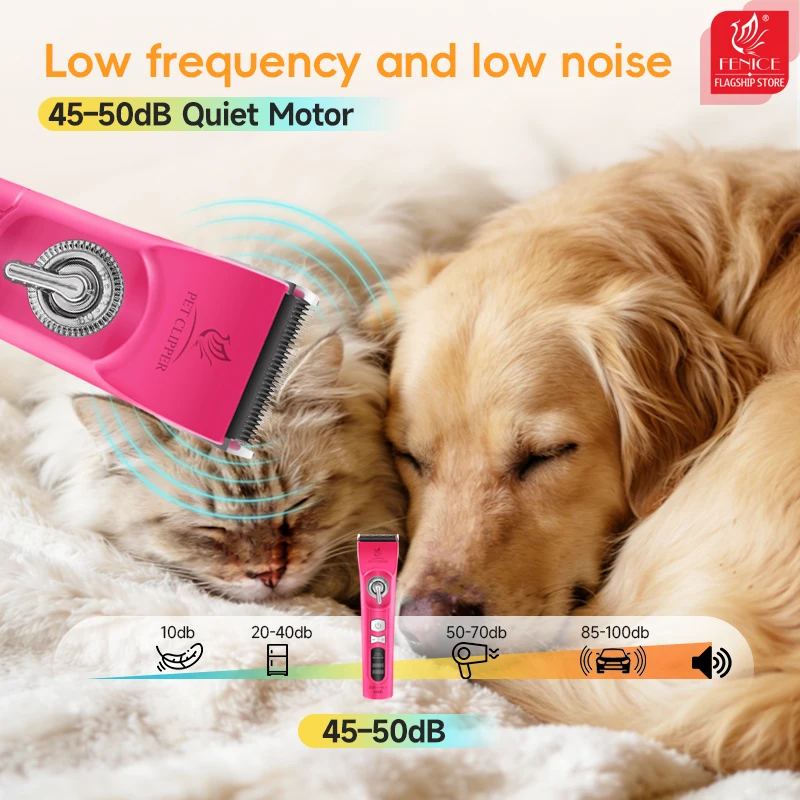 Cortadora de Pelo Inalámbrica  - Cordless Dog Clippers Low Noise Grooming reseña y precio