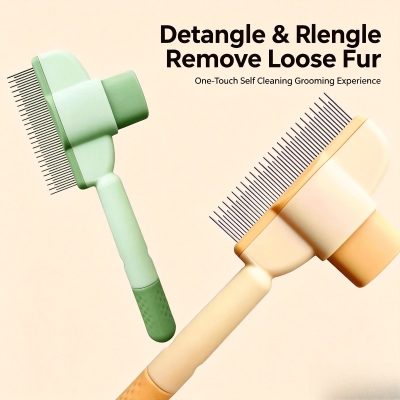 Cepillo Autolimpiante para Mas - Slicker Brush Self Cleaning Pet Grooming reseña y precio
