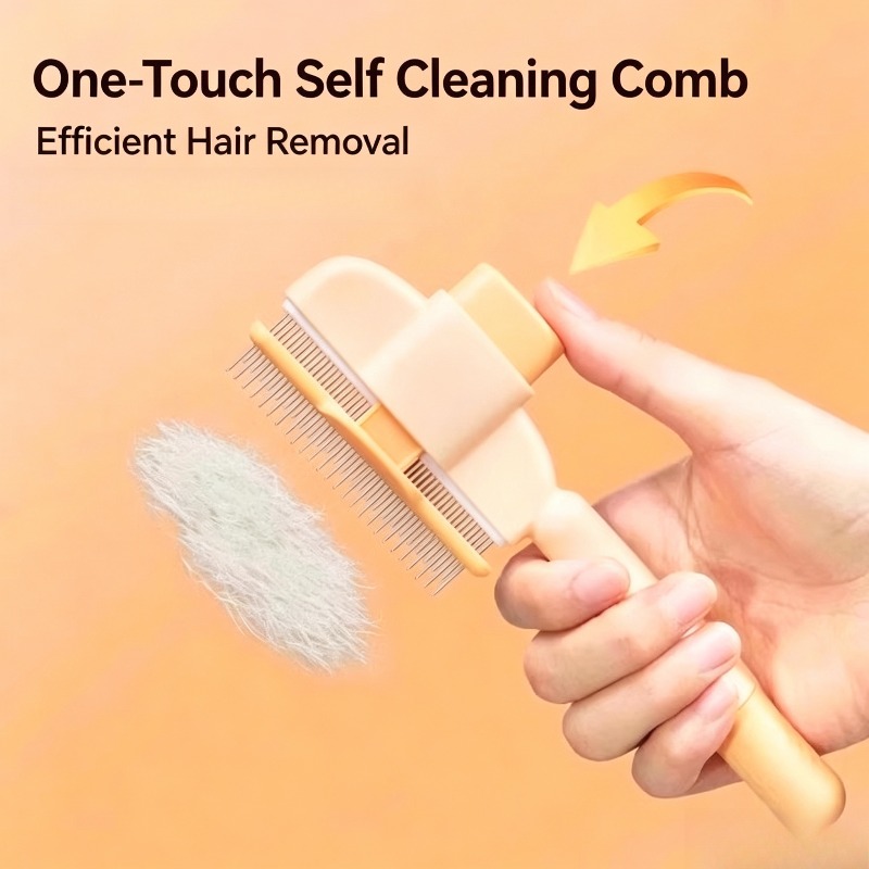 Cepillo Autolimpiante para Mas - Slicker Brush Self Cleaning Pet Grooming reseña y precio