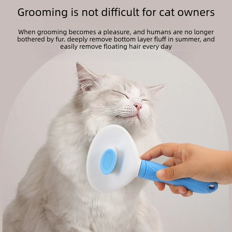Cepillo para el aseo de perros - Slicker Brush Self Cleaning Pet Grooming reseña y precio