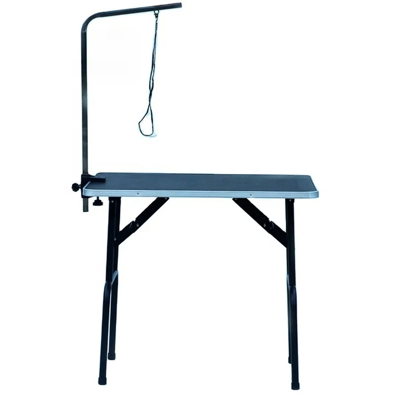 Mesa plegable para peluquería  - Folding Pet Grooming Table Arm Clamp reseña y precio