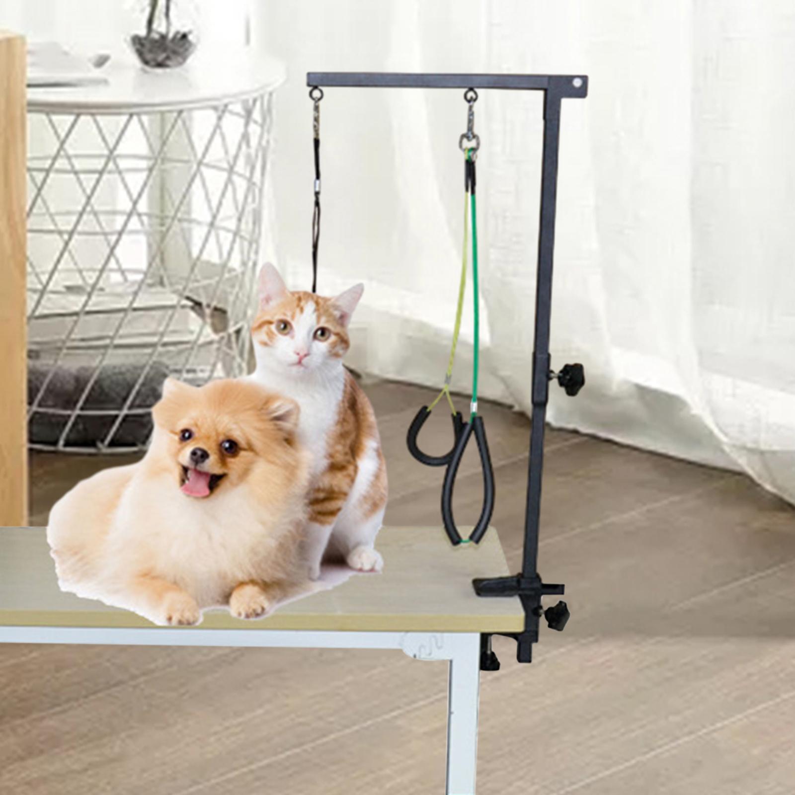 Brazo de aseo para perros con  - Folding Pet Grooming Table Arm Clamp reseña y precio
