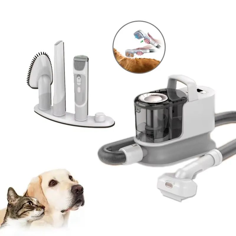 Kit de Aseo para Mascotas 5 en - Pet Grooming Vacuum Suction Kit 5 In 1 reseña y precio