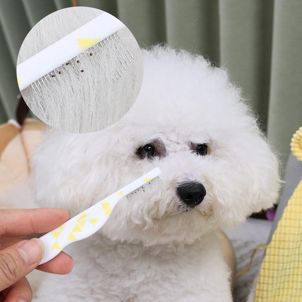 Peine para gatos con diseño de - Flea Comb Fine Tooth Pet Tear Stain reseña y precio