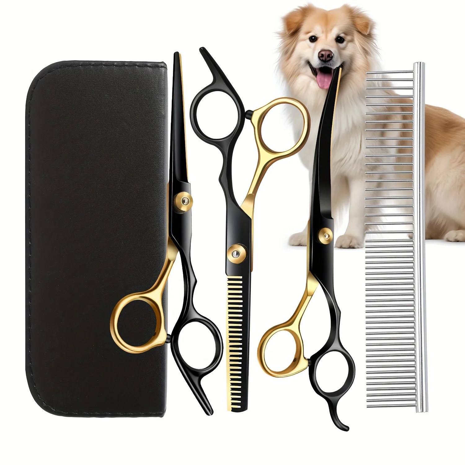 Tijeras profesionales curvas d - Professional Pet Grooming Scissors Curved reseña y precio