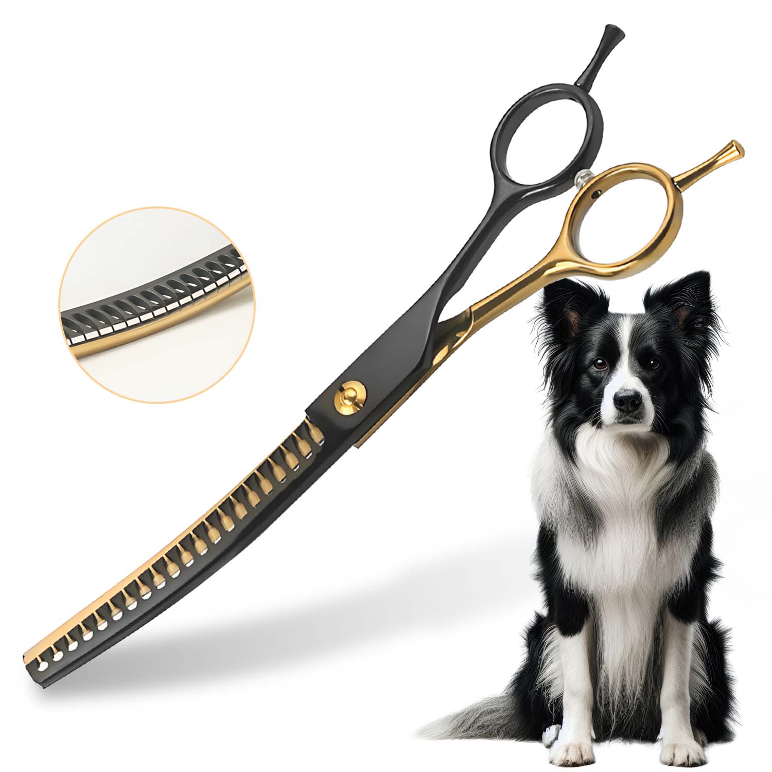 Tijeras profesionales curvas d - Professional Pet Grooming Scissors Curved reseña y precio