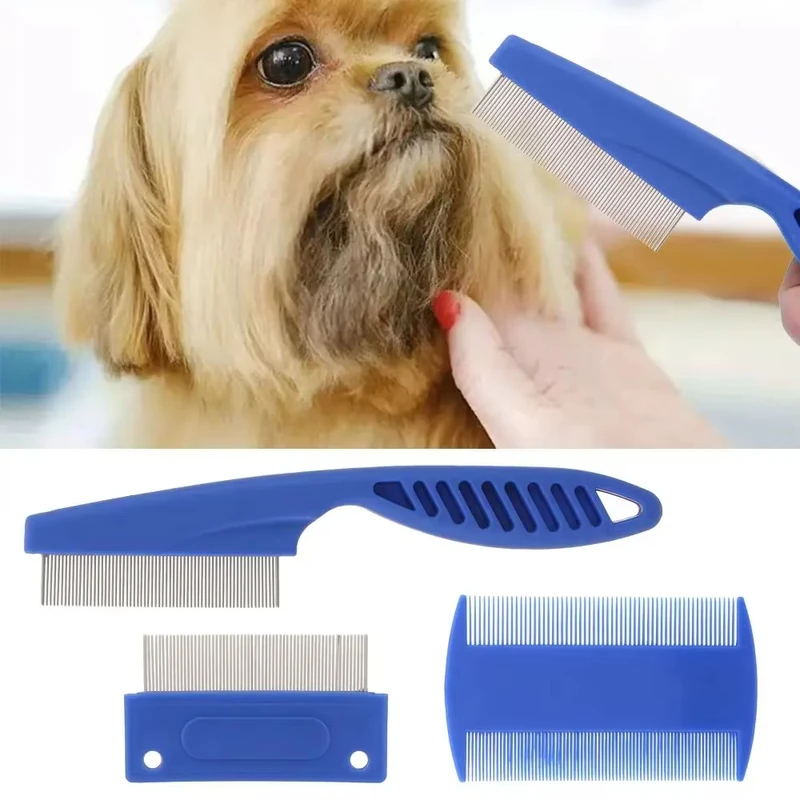 Juego de 6 peines para pulgas  - Flea Comb Fine Tooth Pet Tear Stain reseña y precio