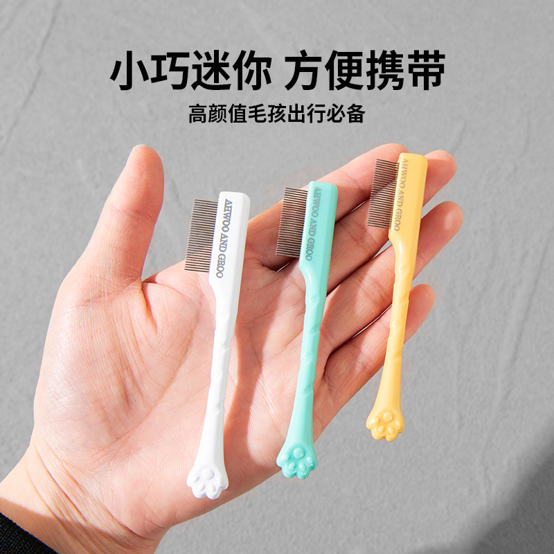 Peine de dientes finos para ma - Flea Comb Fine Tooth Pet Tear Stain reseña y precio