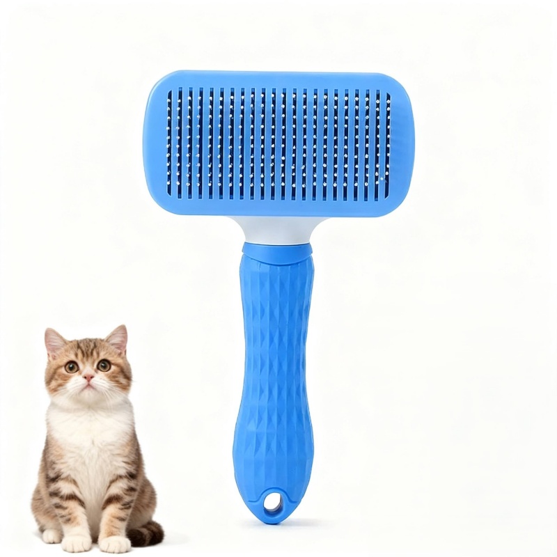 Cepillo autolimpiante para eli - Slicker Brush Self Cleaning Pet Grooming reseña y precio