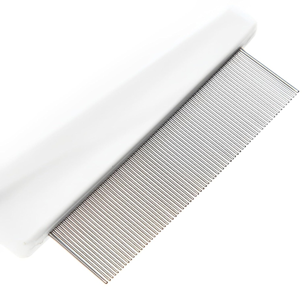 Peine para pulgas para perros  - Flea Comb Fine Tooth Pet Tear Stain reseña y precio